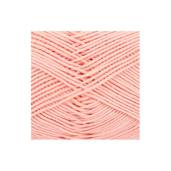 Pelote de laine - Abricot - 134 - 100% coton - 3/4 mm - Gründl - Cotton Quick Uni