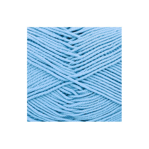 Pelote de laine - Bleu ciel - 148 - 100% coton - 3/4 mm - Gründl - Cotton Quick Uni