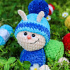 Pelotes de laine - Laine chenille - 100% polyester - 10 couleurs - Idéal amigurumis - Gründl