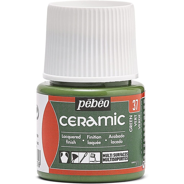 photo-Peinture pour céramique - Vert - Pébéo - Ceramic - 45ml