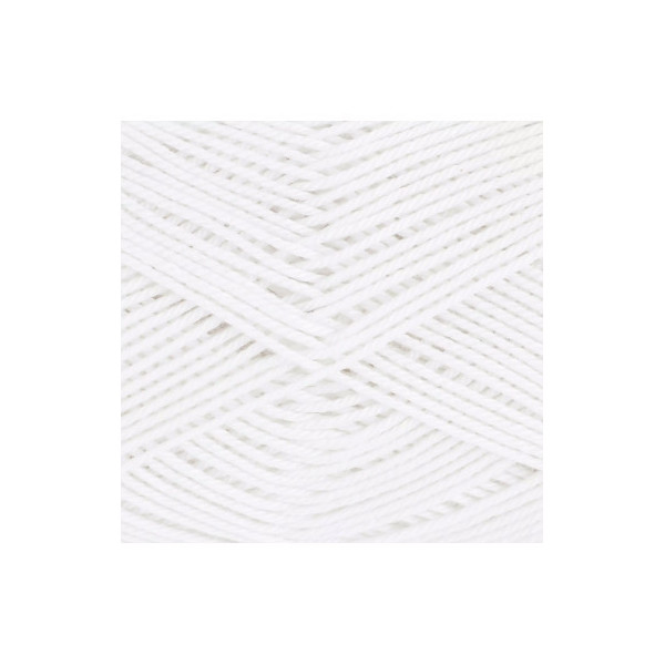 Pelote de laine - Blanc naturel - 101 - 100% coton - 3/4 mm - Gründl - Cotton Quick Uni