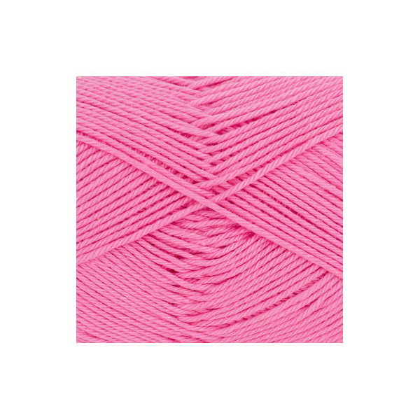 Pelote de laine - Framboise - 107 - 100% coton - 3/4 mm - Gründl - Cotton Quick Uni