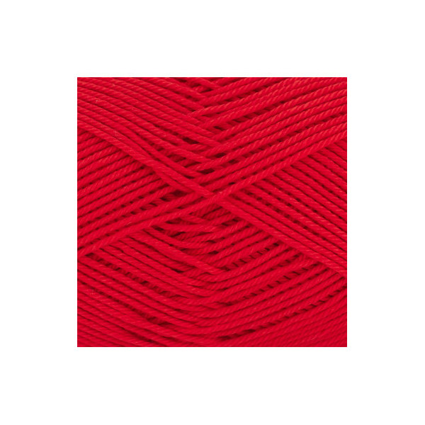 Pelote de laine - Cerise - 120 - 100% coton - 3/4 mm - Gründl - Cotton Quick Uni
