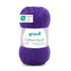 photo-Pelote de laine - Prune - 109 - 100% coton - 3/4 mm - Gründl - Cotton Quick Uni