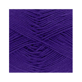 Pelote de laine - Prune - 109 - 100% coton - 3/4 mm - Gründl - Cotton Quick Uni