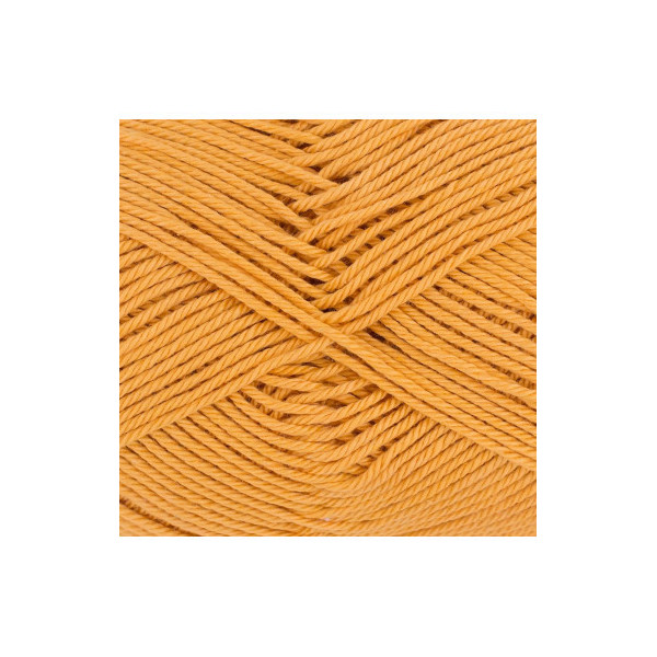 Pelote de laine - Moutarde - 124 - 100% coton - 3/4 mm - Gründl - Cotton Quick Uni