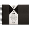 photo-Album à personnaliser - Noir - 27 x 20 cm - Spirale - Papier épais - Clairefontaine