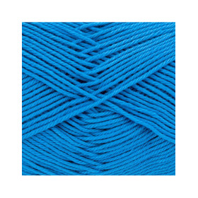 Pelote de laine - Bleu moyen - 126 - 100% coton - 3/4 mm - Gründl - Cotton Quick Uni