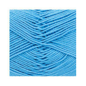Pelote de laine - Bleu clair - 127 - 100% coton - 3/4 mm - Gründl - Cotton Quick Uni