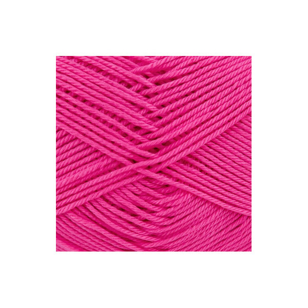 Pelote de laine - Fuchsia - 128 - 100% coton - 3/4 mm - Gründl - Cotton Quick Uni