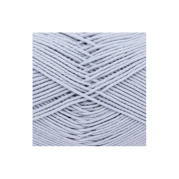 Pelote de laine - Gris clair - 129 - 100% coton - 3/4 mm - Gründl - Cotton Quick Uni