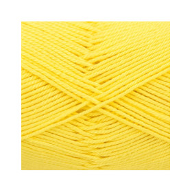 Pelote de laine - Jaune - 131 - 100% coton - 3/4 mm - Gründl - Cotton Quick Uni