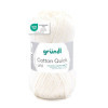 photo-Pelote de laine - Ecru - 132 - 100% coton - 3/4 mm - Gründl - Cotton Quick Uni
