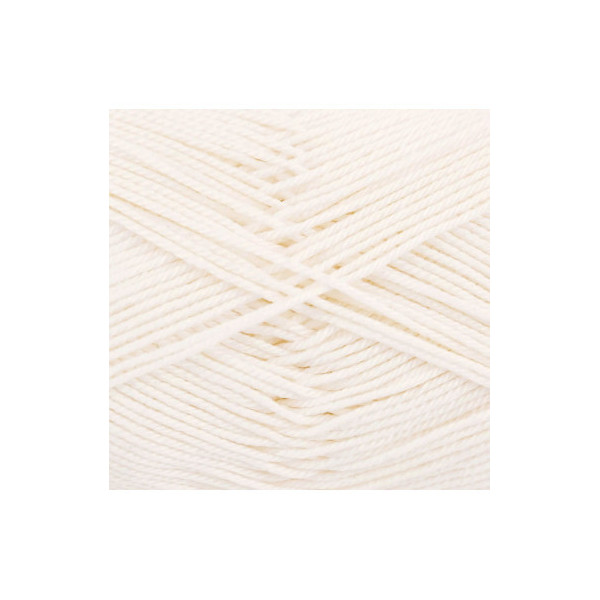 Pelote de laine - Ecru - 132 - 100% coton - 3/4 mm - Gründl - Cotton Quick Uni