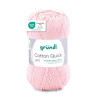 photo-Pelote de laine - Rose clair - 133 - 100% coton - 3/4 mm - Gründl - Cotton Quick Uni