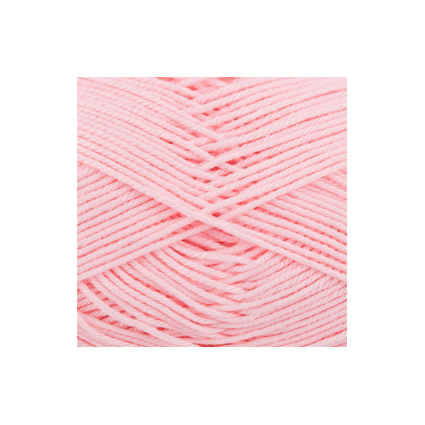 Pelote de laine - Rose clair - 133 - 100% coton - 3/4 mm - Gründl - Cotton Quick Uni
