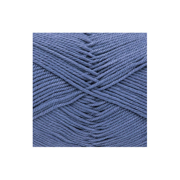 Pelote de laine - Bleu jean - 137 - 100% coton - 3/4 mm - Gründl - Cotton Quick Uni