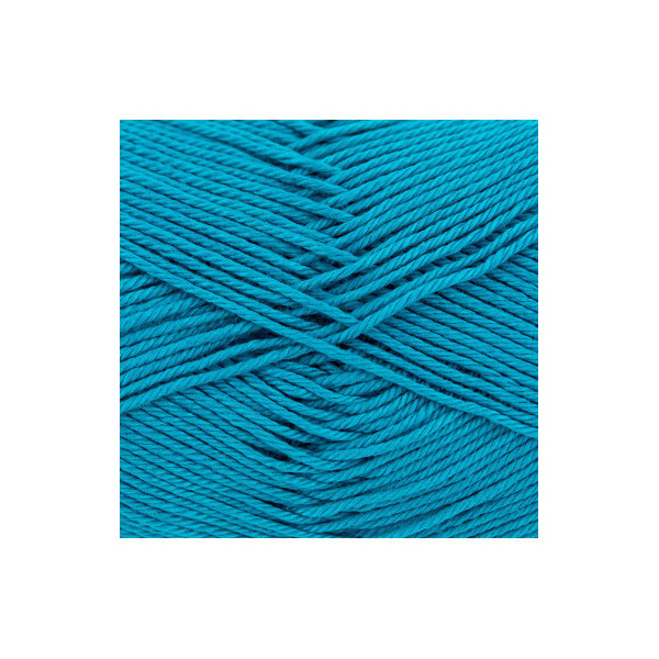 Pelote de laine - Bleu caraïbes - 143 - 100% coton - 3/4 mm - Gründl - Cotton Quick Uni