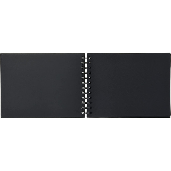 Album à personnaliser - Noir - 27 x 20 cm - Spirale - Papier épais - Clairefontaine
