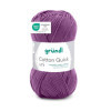 photo-Pelote de laine - Mauve - 158 - 100% coton - 3/4 mm - Gründl - Cotton Quick Uni