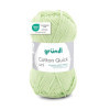 photo-Pelote de laine - Vert prairie - 164 - 100% coton - 3/4 mm - Gründl - Cotton Quick Uni