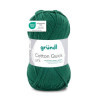 photo-Pelote de laine - Vert sapin - 169 - 100% coton - 3/4 mm - Gründl - Cotton Quick Uni