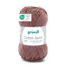 photo-Pelote de laine - Café - 173 - 100% coton - 3/4 mm - Gründl - Cotton Quick Uni