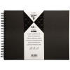 photo-Album à personnaliser - Noir - 32 x 24 cm - Spirale - Papier épais - Clairefontaine