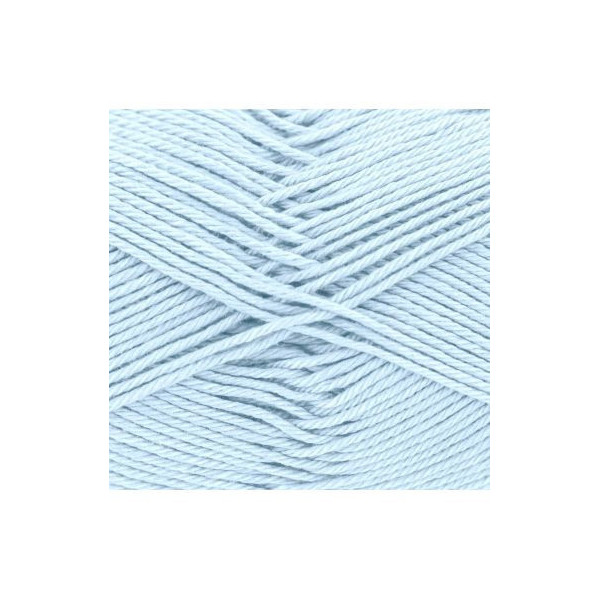 Pelote de laine - Bleu pâle - 162 - 100% coton - 3/4 mm - Gründl - Cotton Quick Uni
