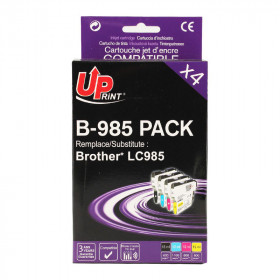 photo-Brother LC985 pack de 4 cartouches compatibles B-985 UpPrint