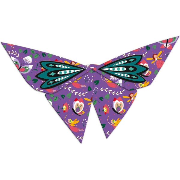 Jeu créatif - Origami - 24 modèles - Thème animaux - Stickers inclus - Dès 8 ans - Janod