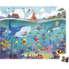 Puzzle - Les fonds marins - 100 pièces + poster - Dès 6 ans - Janod