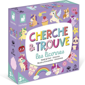 photo-Jeu éducatif - Mon premier cherche et trouve - Les licornes - Dès 3 ans - Janod