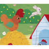 Puzzle - Les animaux de la ferme - 20 pièces avec texture + poster - Dès 2 ans - Janod
