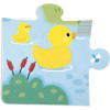 Puzzle - Les animaux de la ferme - 20 pièces avec texture + poster - Dès 2 ans - Janod