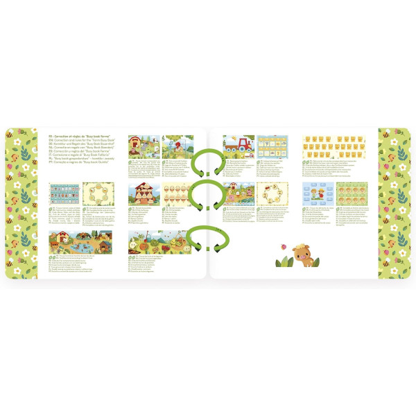 Livre d'activités - Jeu éducatif - Thème la ferme - Dès 3 ans - Apprentissage - Janod