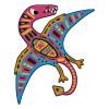 Jeu créatif - Coloriage à gratter - Les dinosaures - 5 modèles - Stylet + livre inclus - Dès 5 ans - Janod