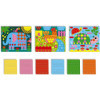 Jeu créatif - Gommettes mosaïque - 3 modèles - Animaux - Dès 3 ans - Janod