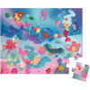 Puzzle - Les sirènes - 24 pièces - Dès 3 ans - 50x40cm - Poster inclus - Janod