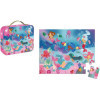 Puzzle - Les sirènes - 24 pièces - Dès 3 ans - 50x40cm - Poster inclus - Janod