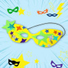 Masques à décorer - Pour le carnaval - Gommettes incluses - 4 modèles - Cléopâtre