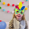 Masques à décorer - Pour le carnaval - Gommettes incluses - 4 modèles - Cléopâtre