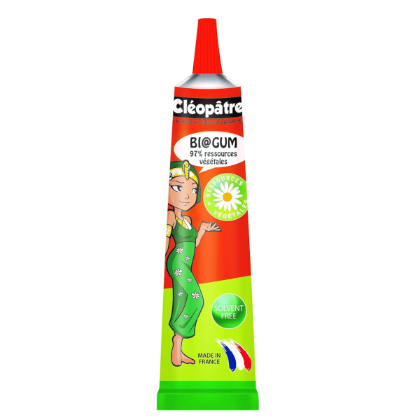 photo-Colle forte - Végétale - Cléopâtre BioGum - Tube de 30ml - Ecole, loisirs créatifs