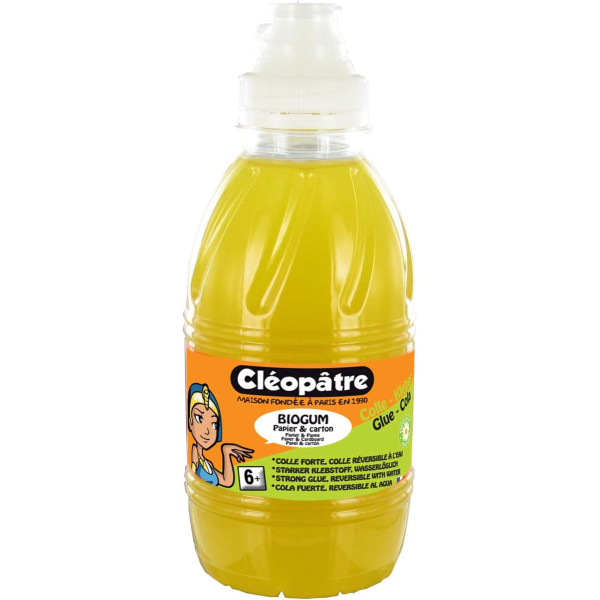 photo-Colle forte - Végétale - Cléopâtre Cléogum- Flacon de 540g - Ecole, loisirs créatifs