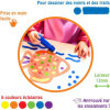 Gouache - Tampons de peinture - Enfant  - 6 couleurs - Cléopâtre - Scolaire - Loisirs créatifs