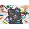 Stabilo woody 3 in 1 - Jaune pastel - Crayon de couleur - Pointe large - Tous supports