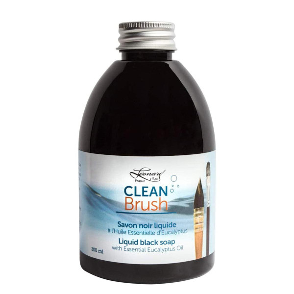 photo-Savon noir - Liquide - Pour nettoyer les pinceaux - Beaux-arts - Léonard