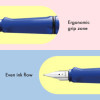 Stylo plume - Mine moyenne M - Droitier - LAMY - Safari - Bleu - Rechargeable