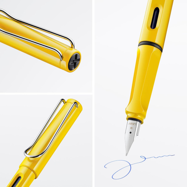 Stylo plume - Mine extra-fine EF - Droitier - LAMY - Safari - Jaune - Rechargeable