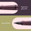 Stylo plume - Mine large B - Droitier - LAMY - Safari - Rouge foncé - Rechargeable